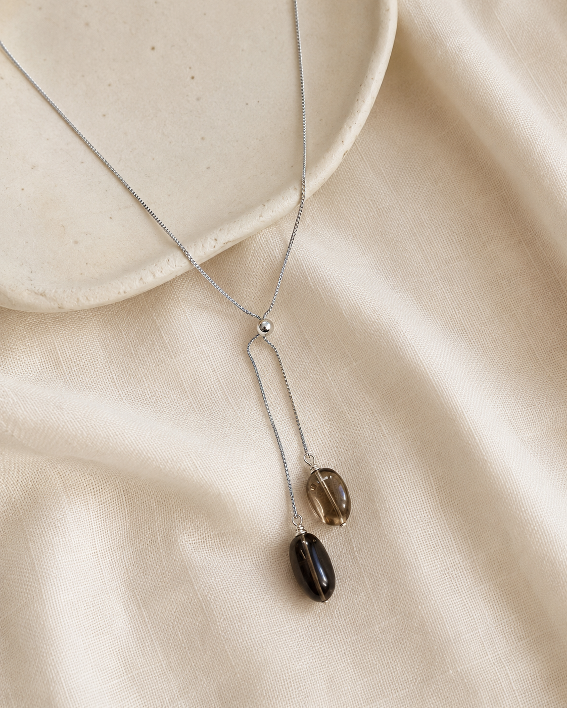 Smoky Quartz Pendant Necklace