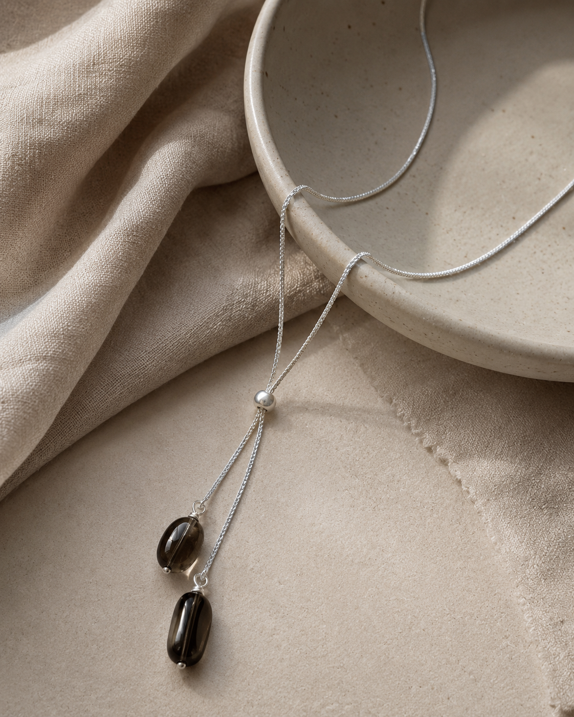 Smoky Quartz Pendant Necklace