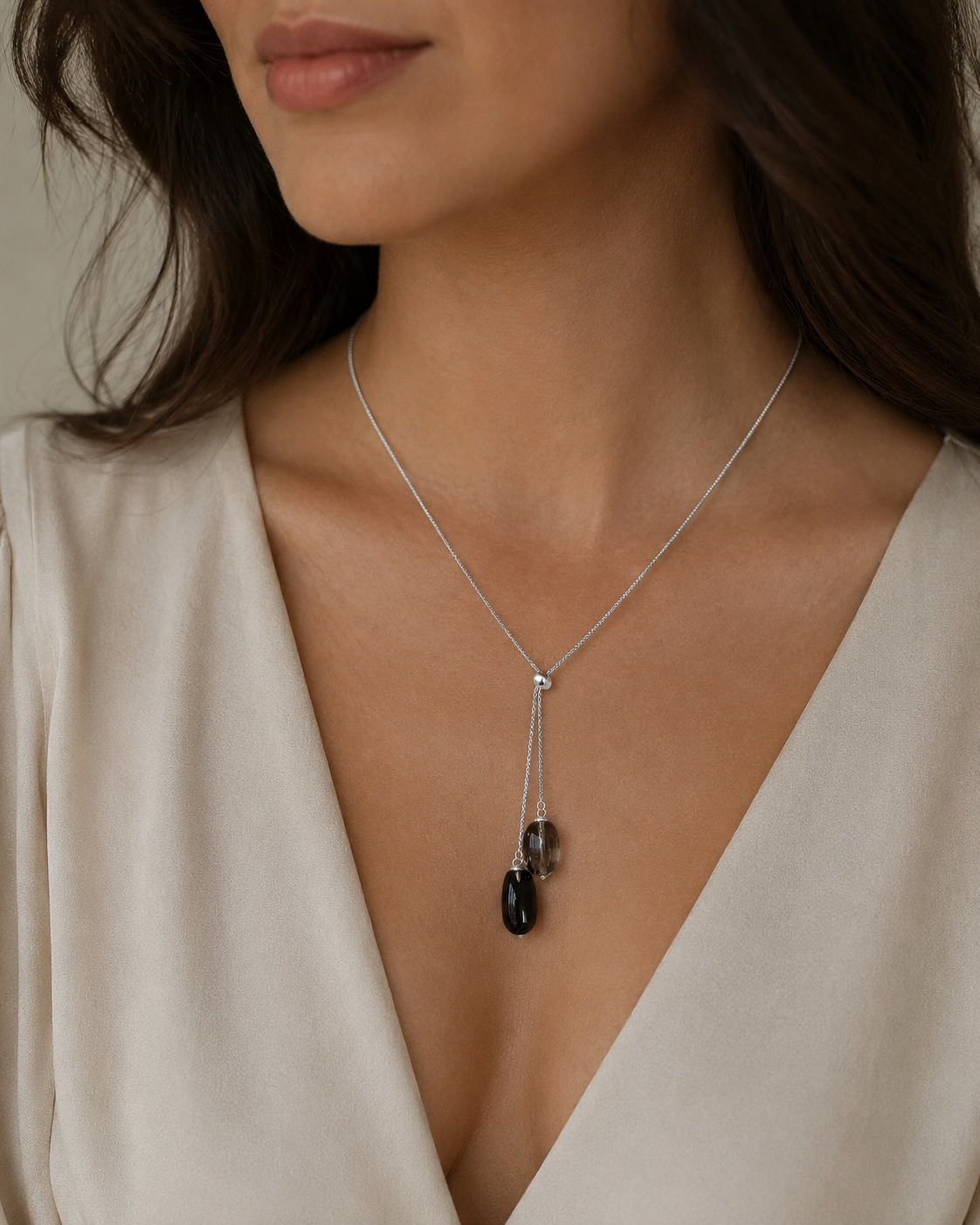 Smoky Quartz Pendant Necklace