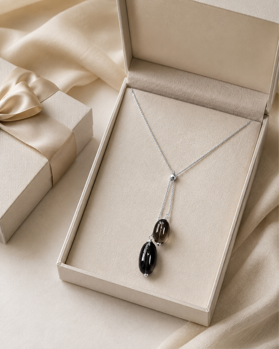 Smoky Quartz Pendant Necklace